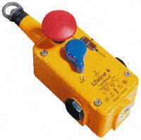 Interruptor de parada de emergencia accionado por cable y por botón pulsador Lifeline 4